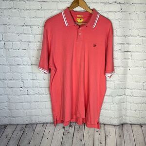 Duck Head Mens Pink Pima Cotton Polo shirt size L Large